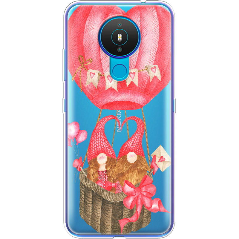 Прозрачный чехол BoxFace Nokia 1.4 Valentine Dwarfs