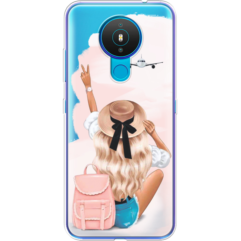 Прозрачный чехол BoxFace Nokia 1.4 Travel Girl