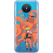 Прозрачный чехол BoxFace Nokia 1.4 Naruto and Kurama