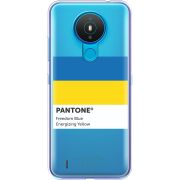 Прозрачный чехол BoxFace Nokia 1.4 Pantone вільний синій
