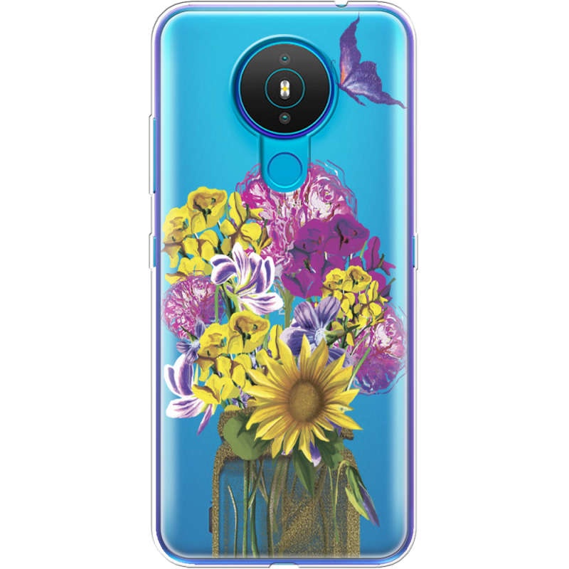 Прозрачный чехол BoxFace Nokia 1.4 My Bouquet