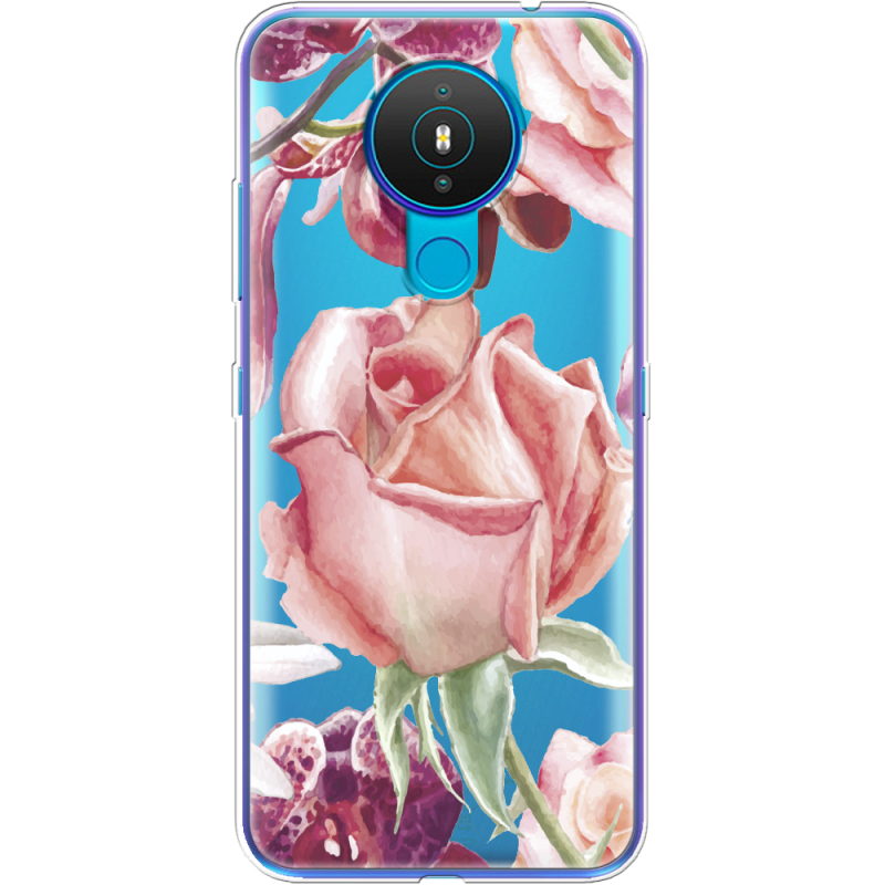 Прозрачный чехол BoxFace Nokia 1.4 Rose