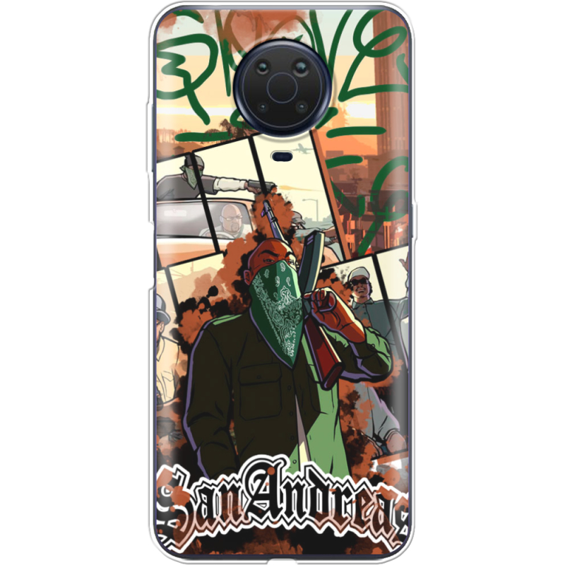 Чехол BoxFace Nokia G10 GTA San Andreas