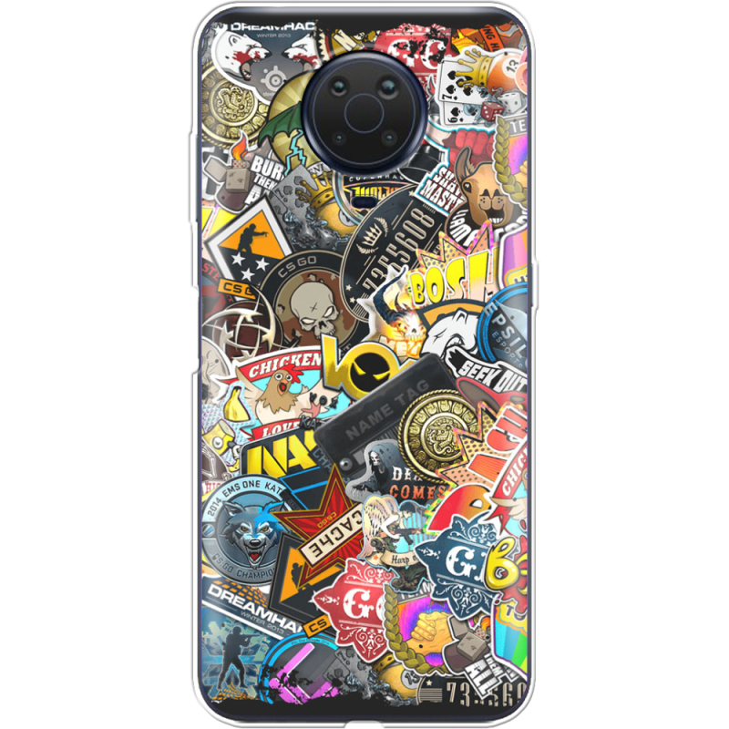 Чехол BoxFace Nokia G10 CS:Go Stickerbombing