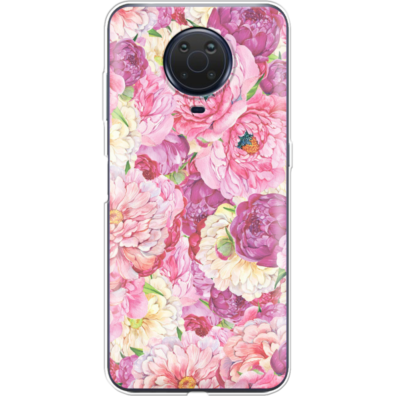 Чехол BoxFace Nokia G10 Pink Peonies