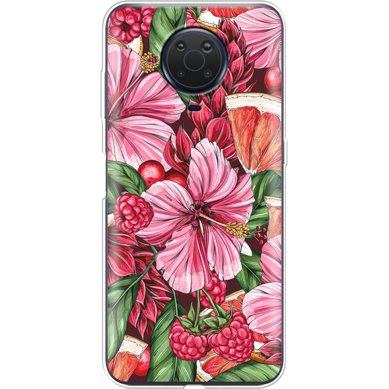 Чехол BoxFace Nokia G10 Tropical Flowers