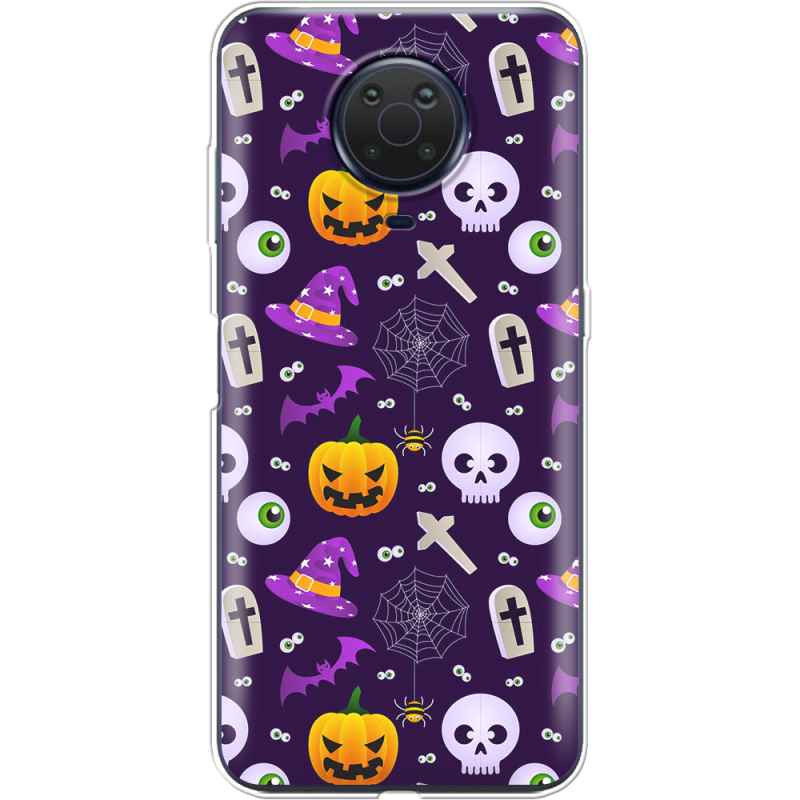 Чехол BoxFace Nokia G10 Halloween Purple Mood