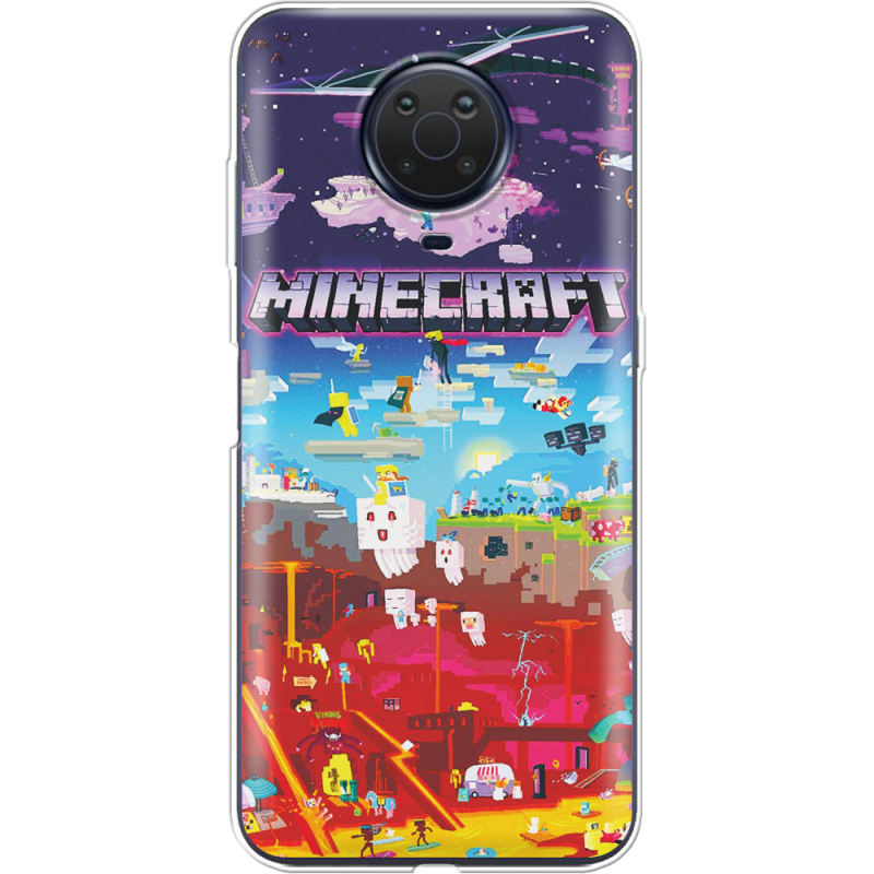 Чехол BoxFace Nokia G10 Minecraft World Beyond