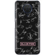 Чехол BoxFace Nokia G10 Blackpink автограф