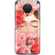 Чехол BoxFace Nokia G10 Girl in Flowers