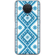Чехол BoxFace Nokia G10 Блакитний Орнамент