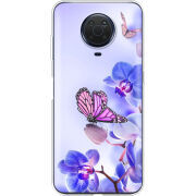Чехол BoxFace Nokia G10 Orchids and Butterflies