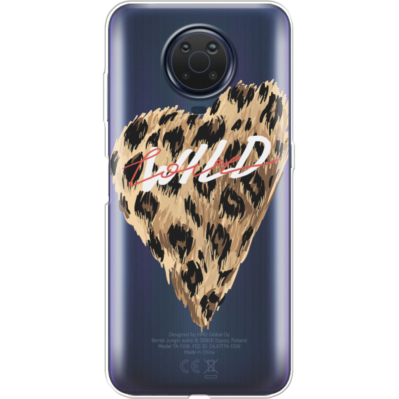 Прозрачный чехол BoxFace Nokia G10 Wild Love