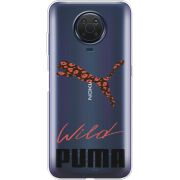 Прозрачный чехол BoxFace Nokia G10 Wild Cat