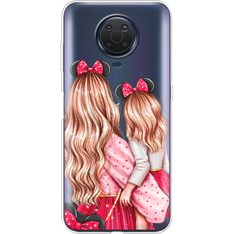 Прозрачный чехол BoxFace Nokia G10 Mouse Girls