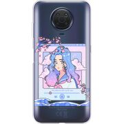 Прозрачный чехол BoxFace Nokia G10 The Sakuras Will Cry For You