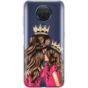 Прозрачный чехол BoxFace Nokia G10 Queen and Princess