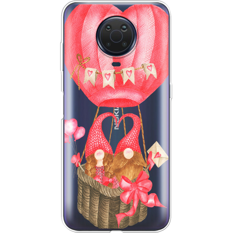 Прозрачный чехол BoxFace Nokia G10 Valentine Dwarfs