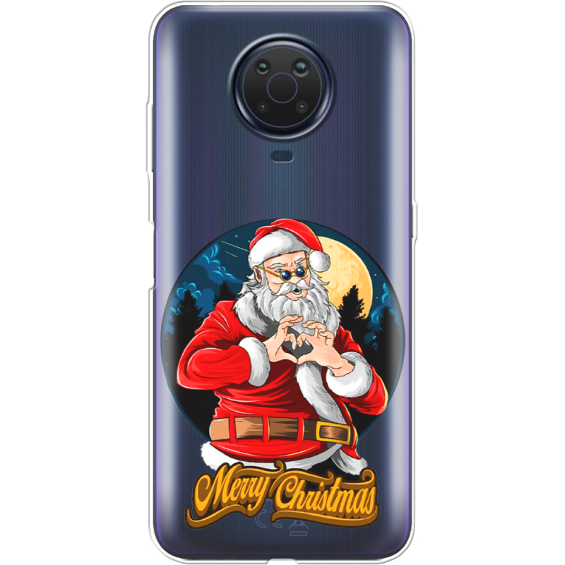 Прозрачный чехол BoxFace Nokia G10 Cool Santa