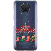 Прозрачный чехол BoxFace Nokia G10 Merry Christmas