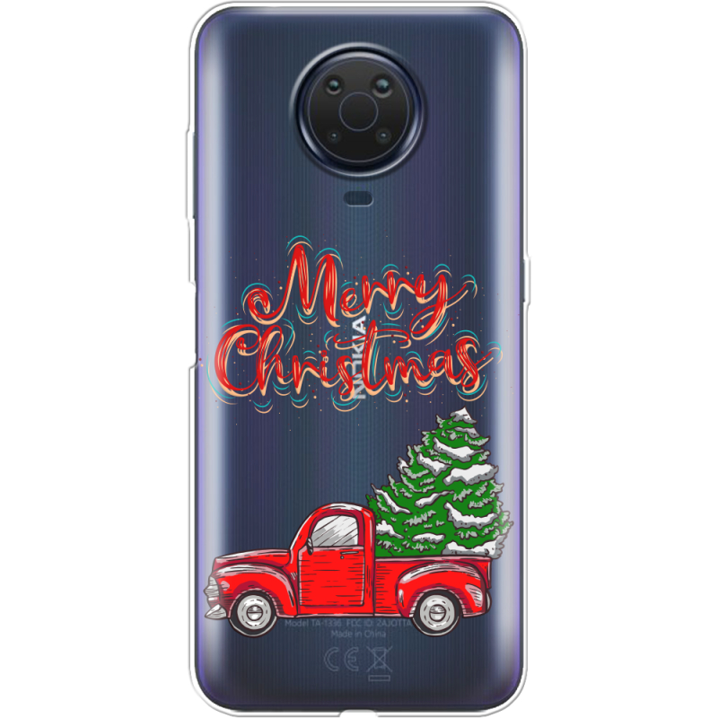 Прозрачный чехол BoxFace Nokia G10 Holiday Car