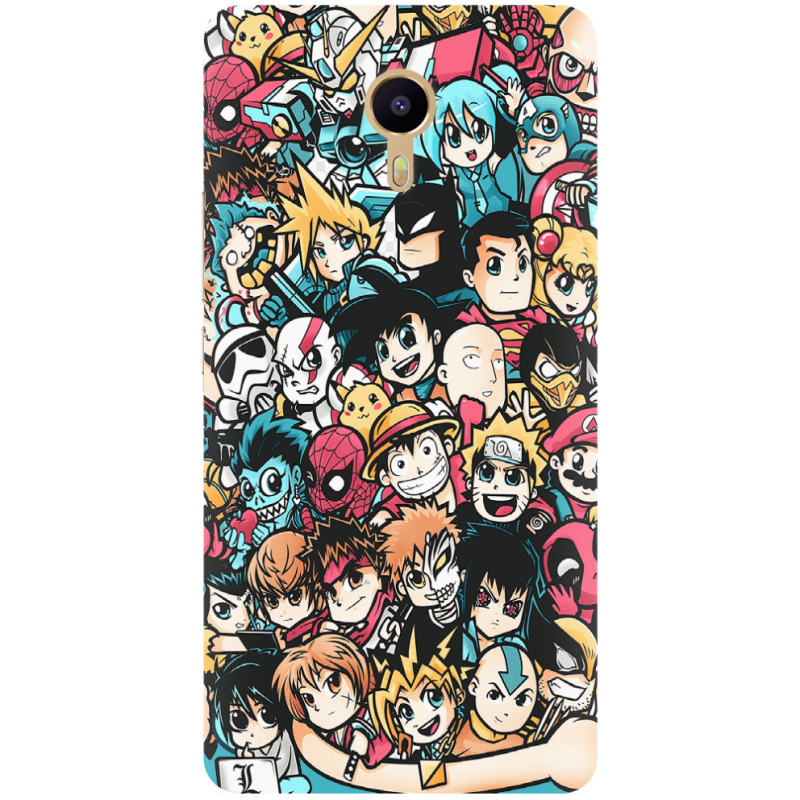 Чехол Uprint Meizu M3 Max Anime Stickers