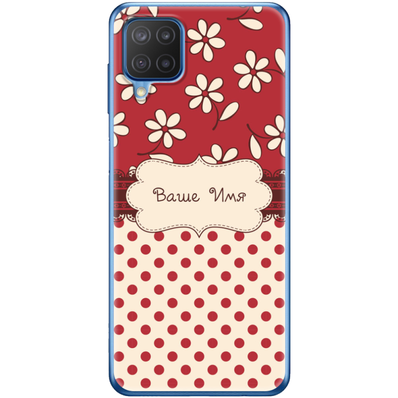 Чехол BoxFace Samsung M127 Galaxy M12 Именной Polka Dots