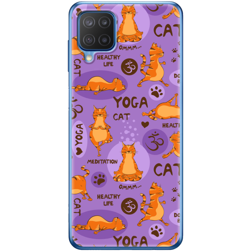 Чехол BoxFace Samsung M127 Galaxy M12 Yoga Cat