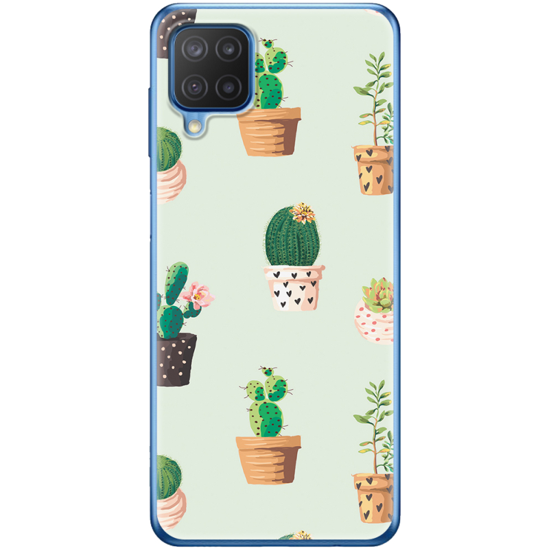 Чехол BoxFace Samsung M127 Galaxy M12 L-green Cacti