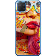Чехол BoxFace Samsung M127 Galaxy M12 Yellow Girl Pop Art