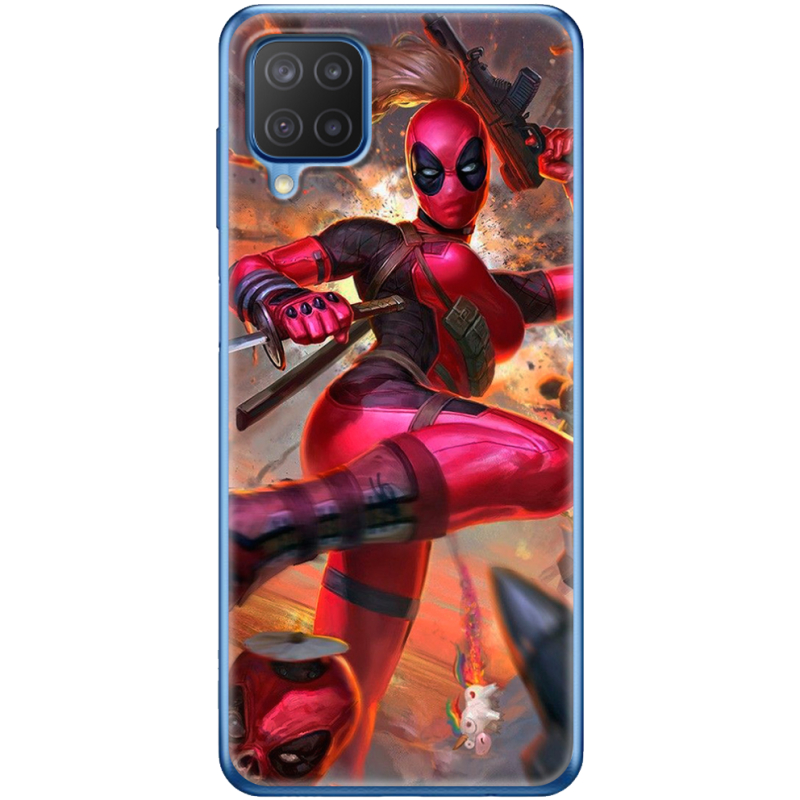 Чехол BoxFace Samsung M127 Galaxy M12 Woman Deadpool