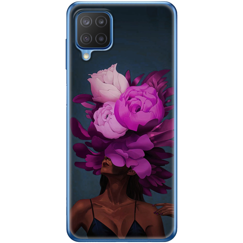 Чехол BoxFace Samsung M127 Galaxy M12 Exquisite Purple Flowers