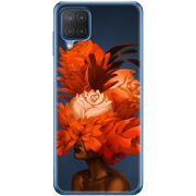 Чехол BoxFace Samsung M127 Galaxy M12 Exquisite Orange Flowers