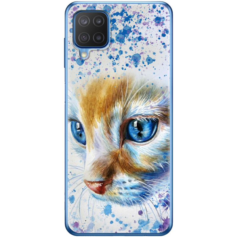 Чехол BoxFace Samsung M127 Galaxy M12 Голубоглазый Кот