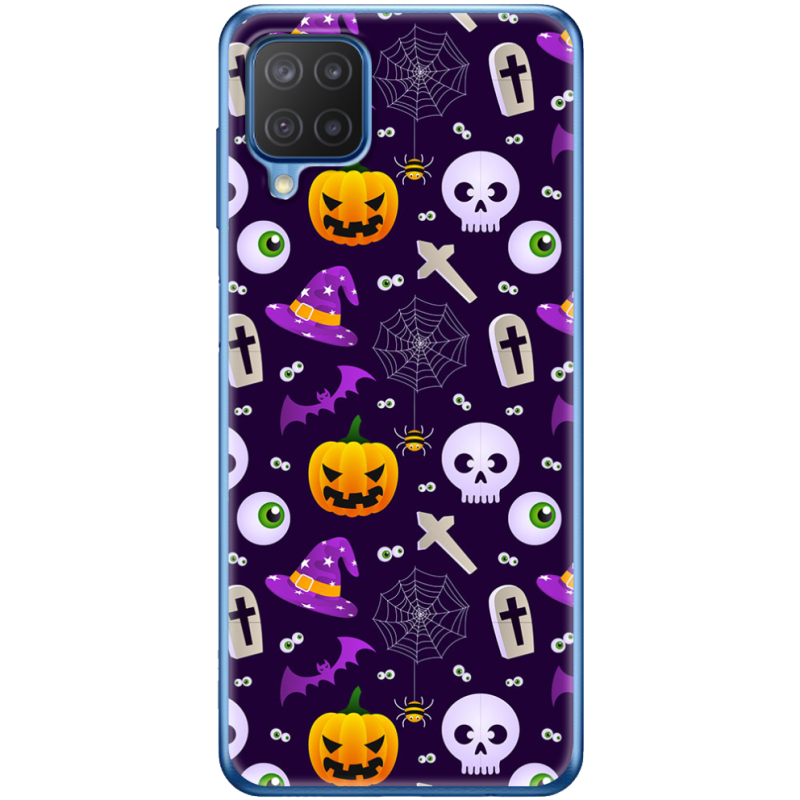 Чехол BoxFace Samsung M127 Galaxy M12 Halloween Purple Mood