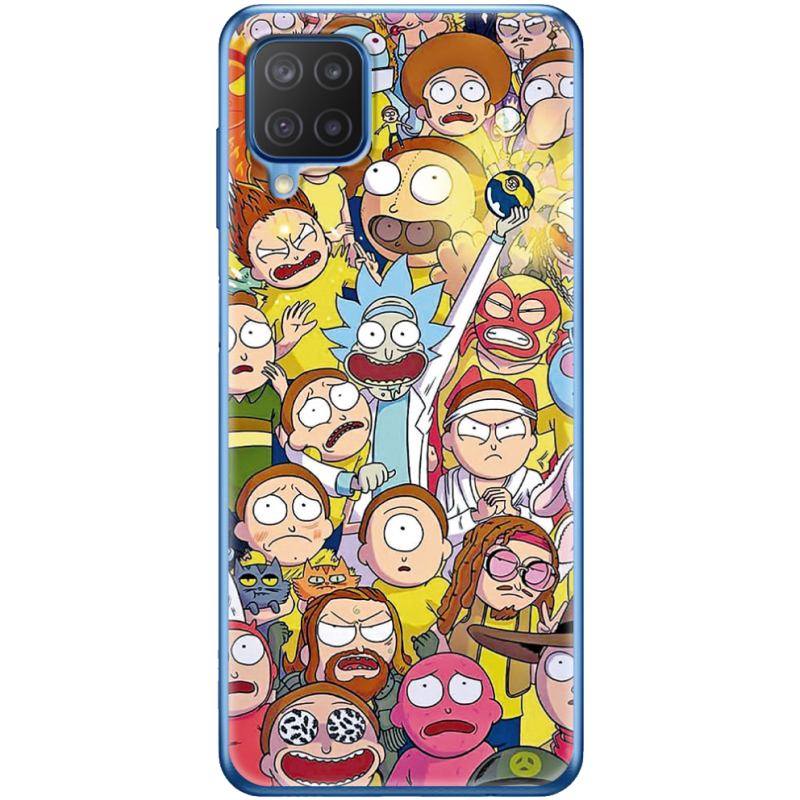 Чехол BoxFace Samsung M127 Galaxy M12 Rick and Morty