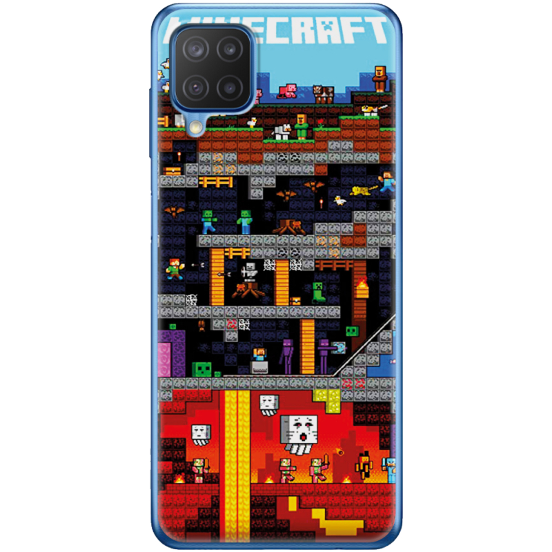 Чехол BoxFace Samsung M127 Galaxy M12 Minecraft Lode Runner
