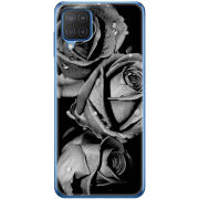 Чехол BoxFace Samsung M127 Galaxy M12 Black and White Roses