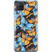 Прозрачный чехол BoxFace Samsung M127 Galaxy M12 Butterfly Morpho