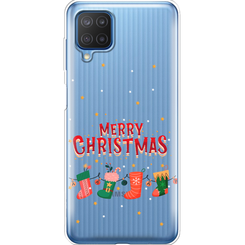 Прозрачный чехол BoxFace Samsung M127 Galaxy M12 Merry Christmas