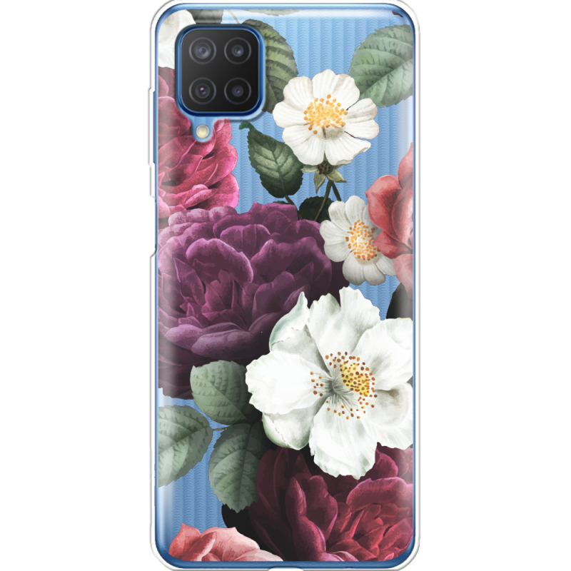 Прозрачный чехол BoxFace Samsung M127 Galaxy M12 Floral Dark Dreams