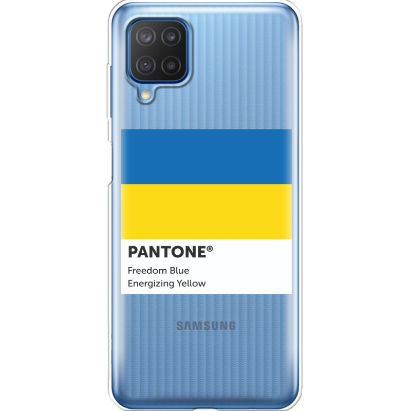 Прозрачный чехол BoxFace Samsung M127 Galaxy M12 Pantone вільний синій