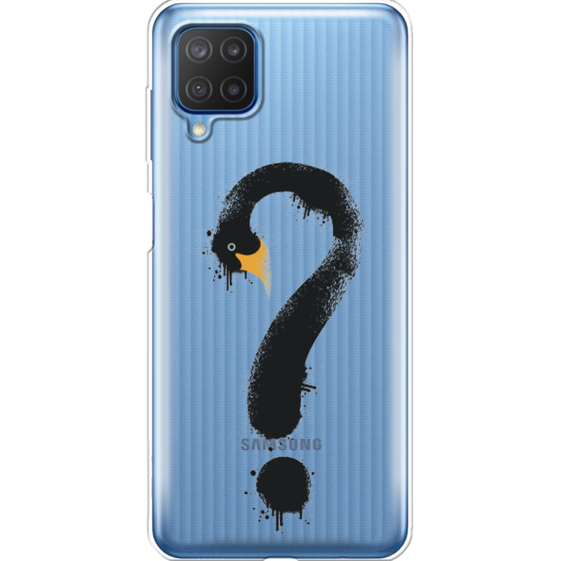 Прозрачный чехол BoxFace Samsung M127 Galaxy M12 Swan question