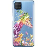 Прозрачный чехол BoxFace Samsung M127 Galaxy M12 Colorful Giraffe