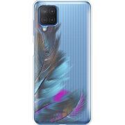 Прозрачный чехол BoxFace Samsung M127 Galaxy M12 Feathers
