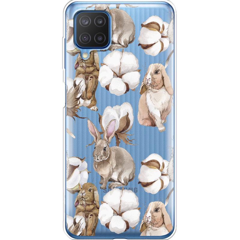 Прозрачный чехол BoxFace Samsung M127 Galaxy M12 Cotton and Rabbits