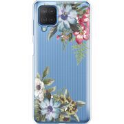Прозрачный чехол BoxFace Samsung M127 Galaxy M12 Floral
