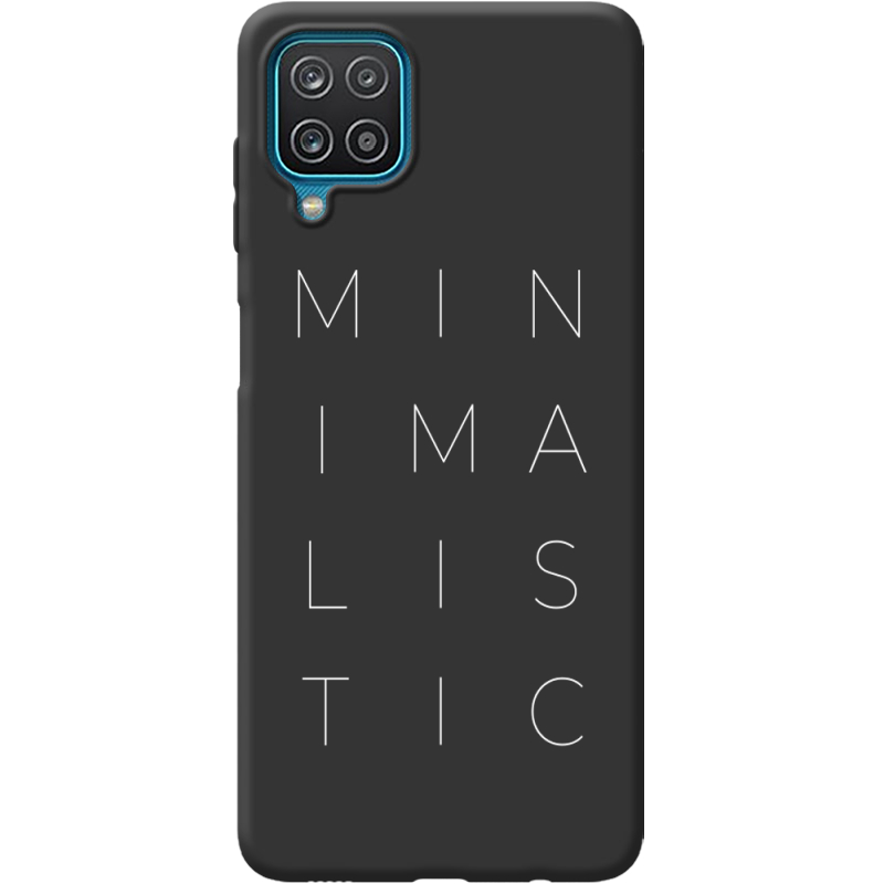 Черный чехол BoxFace Samsung M127 Galaxy M12 Minimalistic