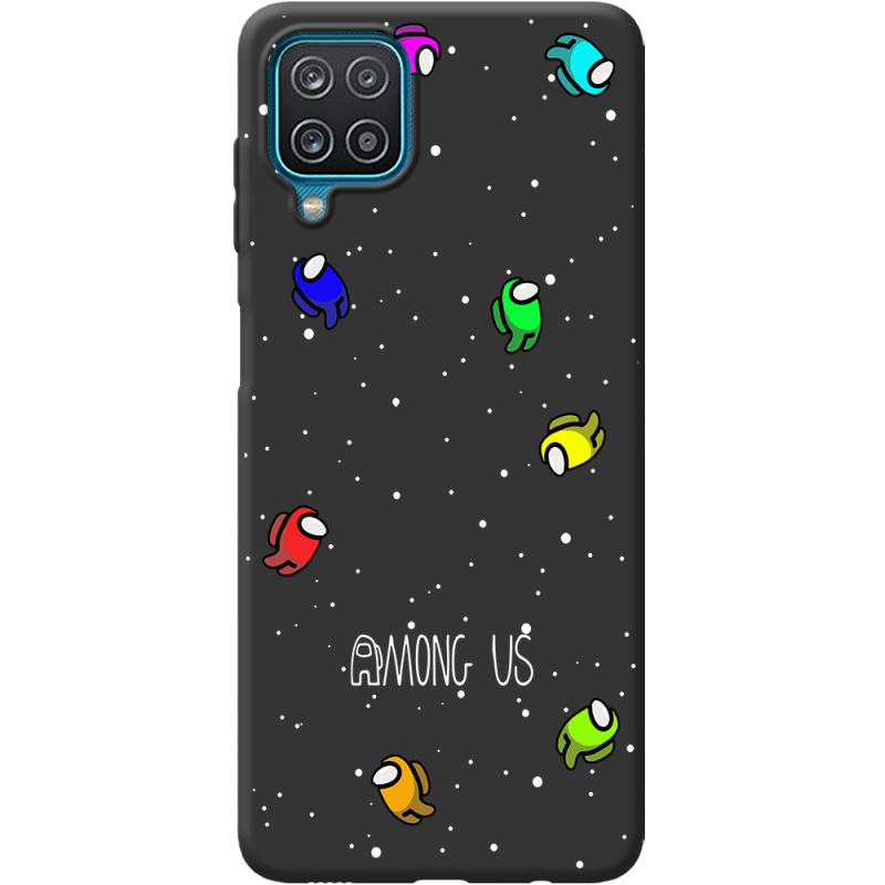 Черный чехол BoxFace Samsung M127 Galaxy M12 Among Us Invisible