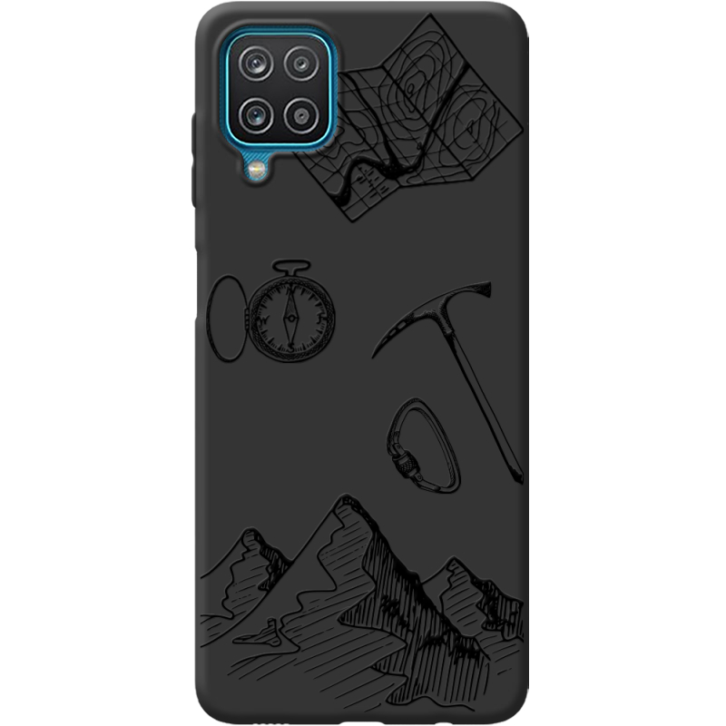 Черный чехол BoxFace Samsung M127 Galaxy M12 Mountains